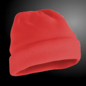 Bonnet en laine rouge