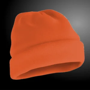 Bonnet en laine orange
