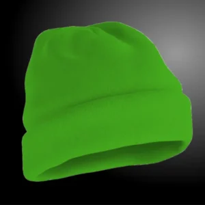 Bonnet en laine vert